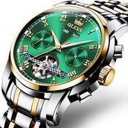 Mechanical Watches Automatic Watch Men Stainless Steel Waterproof Luminous Watch 