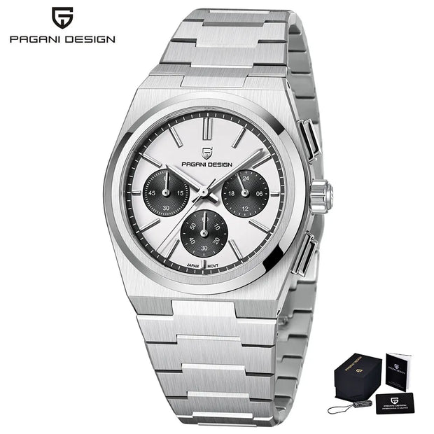 PAGANI DESIGN Men Watches Quartz Chronograph Watch for Men