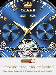 Mechanical Watches Automatic Watch Men Stainless Steel Waterproof Luminous Watch 