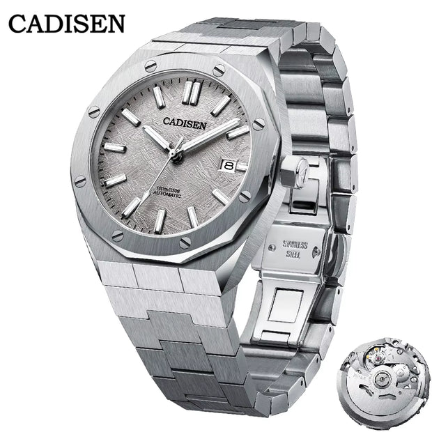 Automatic Mens Watches Fashion Top Brand Stainless Steel Japan NH35A Watch Men Mechanical Wristwatch Relogio Masculino