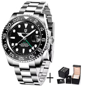 V3 Version GMT Watches Men'S Luxury Sapphire Automatic Mechanical Watch 40MM Stainless Steel Waterproof Watch