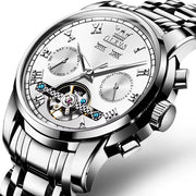 Mechanical Watches Automatic Watch Men Stainless Steel Waterproof Luminous Watch 