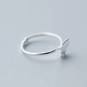 925 Sterling Silver Butterfly Adjustable Ring