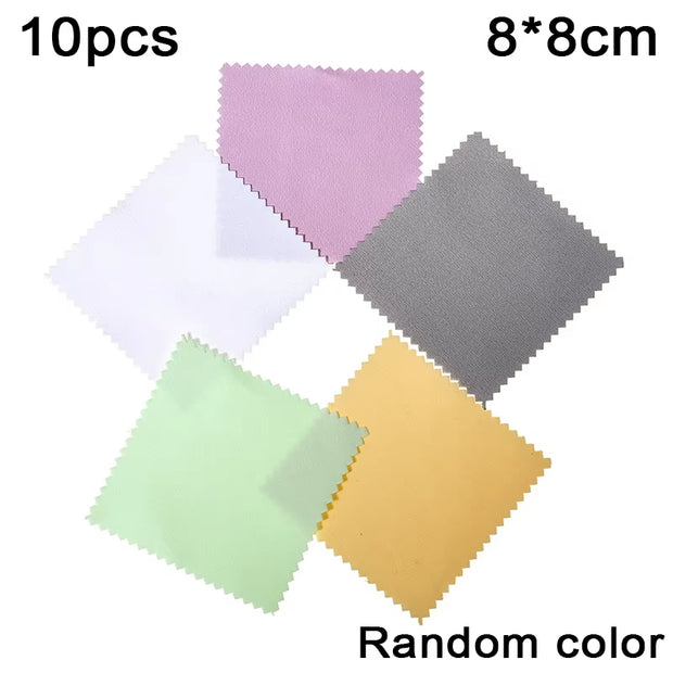 1-20Pcs Silver Gold Polishing Soft Clothes