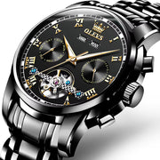 Mechanical Watches Automatic Watch Men Stainless Steel Waterproof Luminous Watch 
