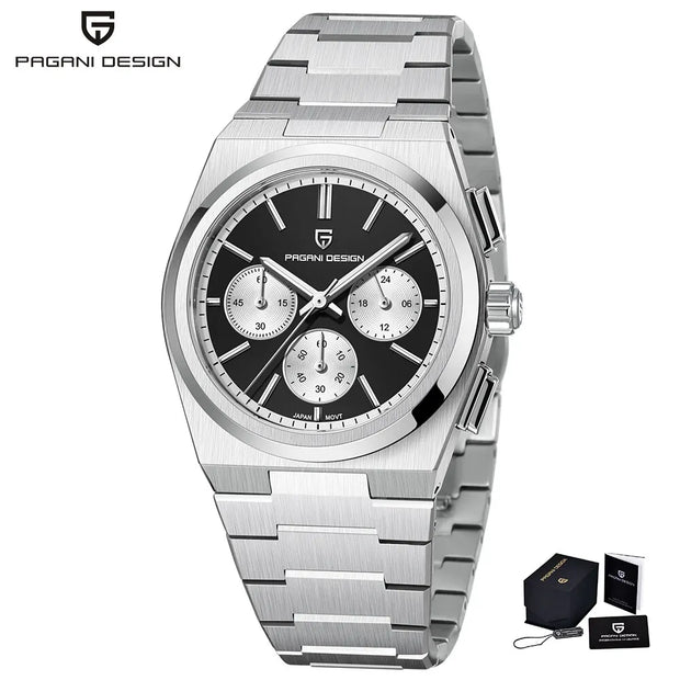 PAGANI DESIGN Men Watches Quartz Chronograph Watch for Men
