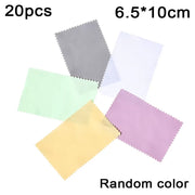 1-20Pcs Silver Gold Polishing Soft Clothes