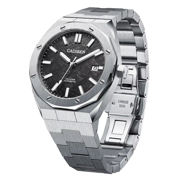 Automatic Mens Watches Fashion Top Brand Stainless Steel Japan NH35A Watch Men Mechanical Wristwatch Relogio Masculino