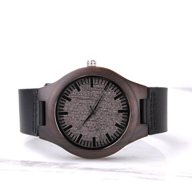 Our Engraved Wooden Watch is a timeless unique gift💕