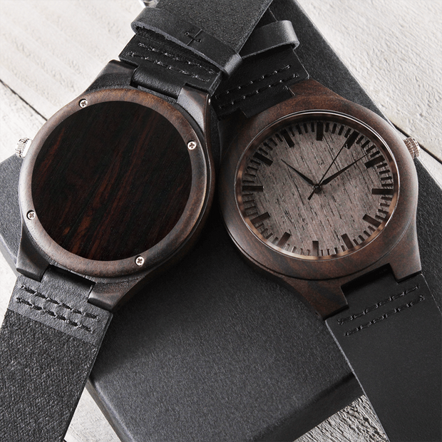 Our Engraved Wooden Watch is a timeless unique gift💕