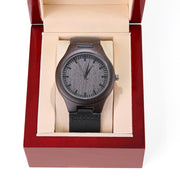Our Engraved Wooden Watch is a timeless unique gift💕