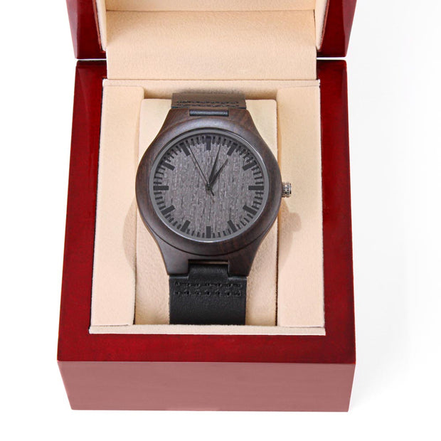 Our Engraved Wooden Watch is a timeless unique gift💕
