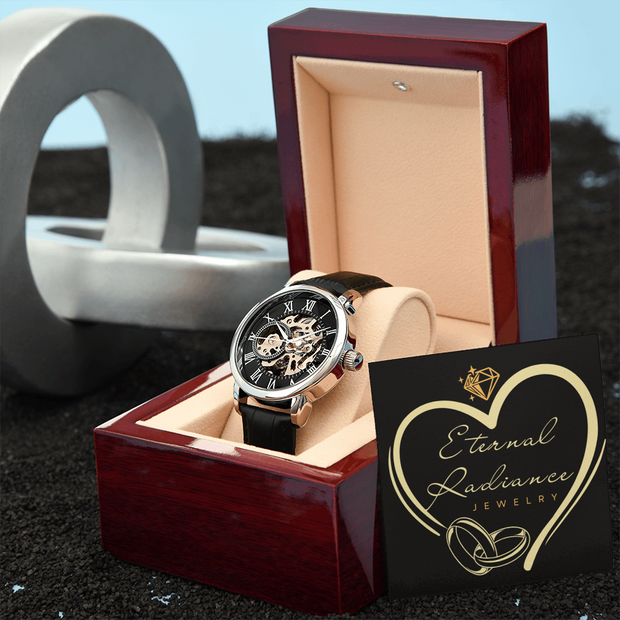 Men's Openwork Watch is the perfect blend of classic design and modern styling✨