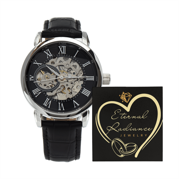 Men's Openwork Watch is the perfect blend of classic design and modern styling✨