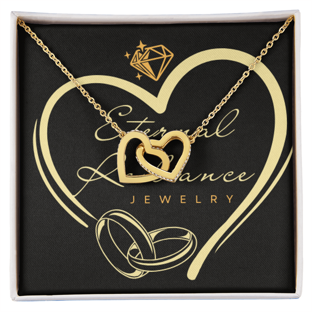 Make a statement Interlocking Hearts express your feelings💕