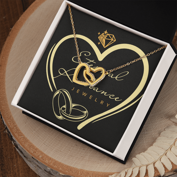 Make a statement Interlocking Hearts express your feelings💕