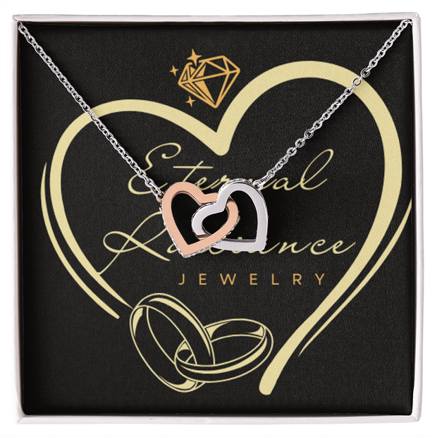 Make a statement Interlocking Hearts express your feelings💕