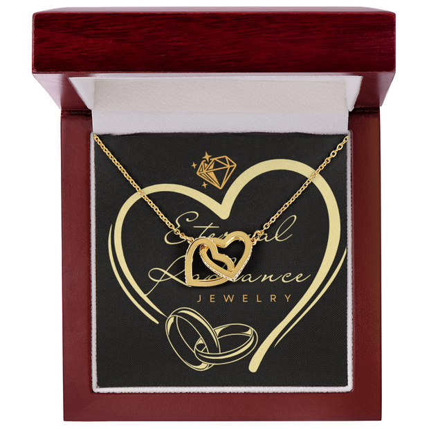 Make a statement Interlocking Hearts express your feelings💕