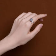 S925 Sterling Silve Tibetan Prayer Wheel Ring