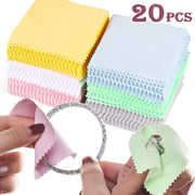 1-20Pcs Silver Gold Polishing Soft Clothes