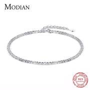 925 Sterling Silver Simple Cute Bracelet Exquisite Classic Charm