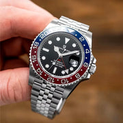 V3 Version GMT Watches Men'S Luxury Sapphire Automatic Mechanical Watch 40MM Stainless Steel Waterproof Watch