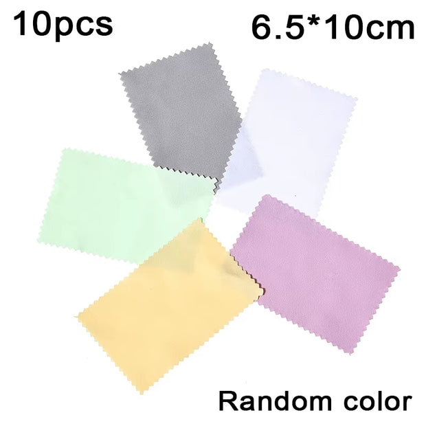 1-20Pcs Silver Gold Polishing Soft Clothes