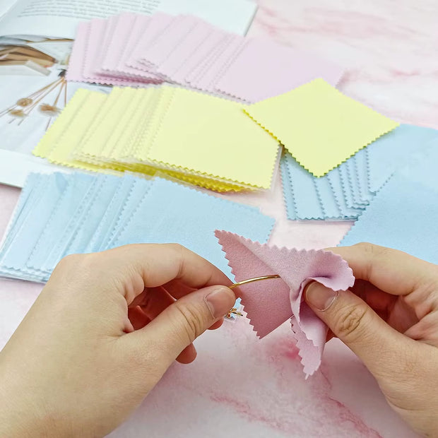 1-20Pcs Silver Gold Polishing Soft Clothes